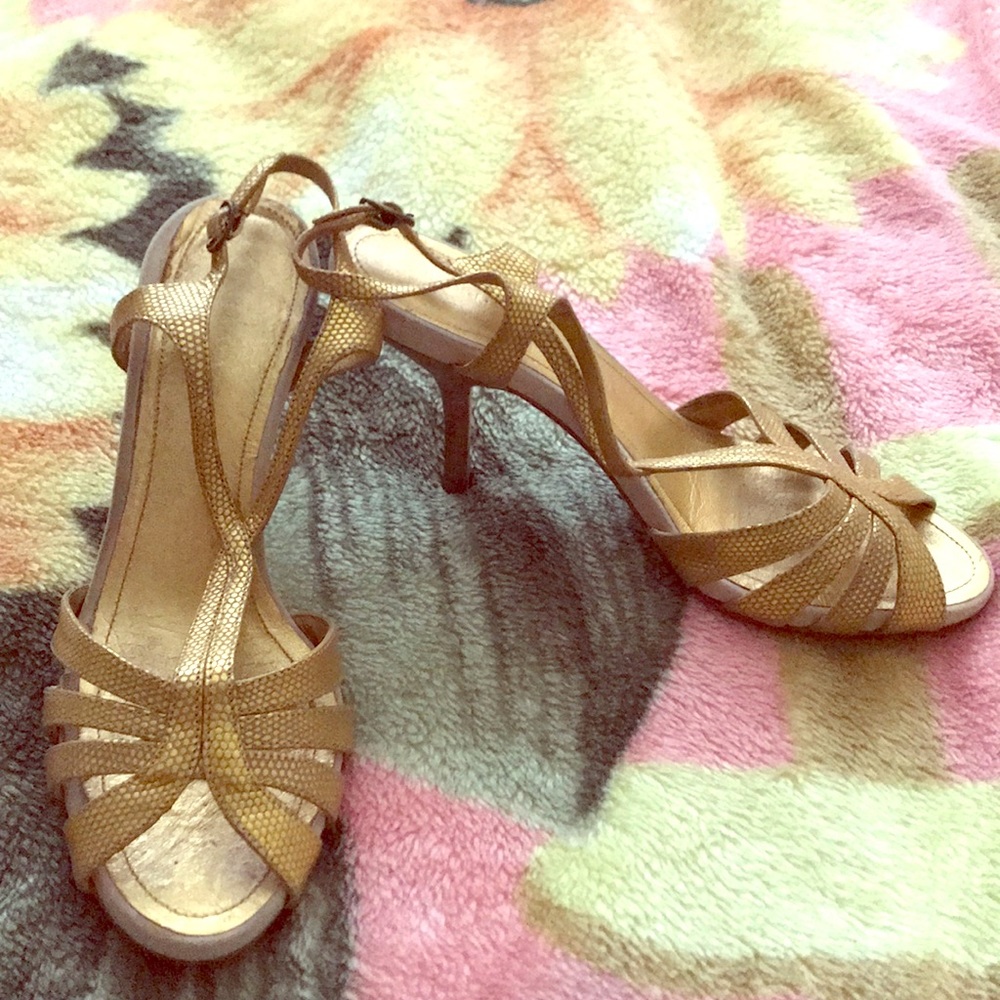 Gold BCBG Sandals